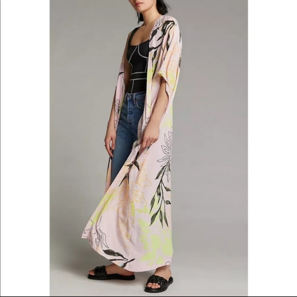 Anthropologie Bel Kazan Marielle Kimono OS